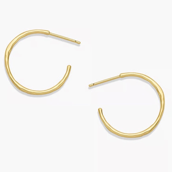 NWT Gorjana Taner Small Hoops - Picture 1 of 6